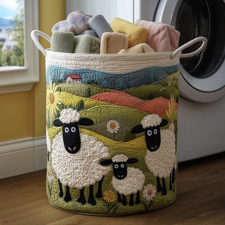 Panier à Linge Douillet en Laine