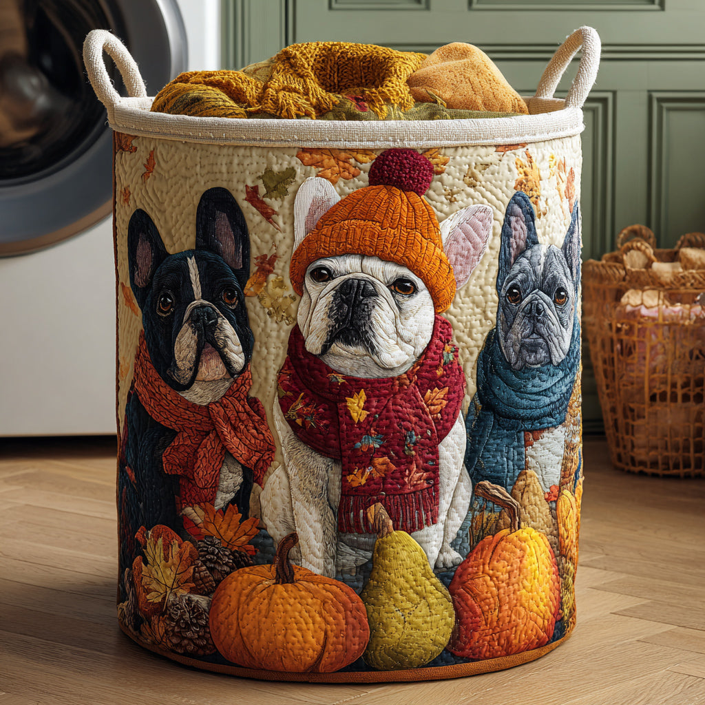 Panier à Linge Bulldog Cozy Trio