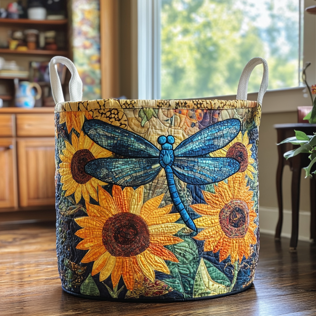 Panier à Linge Jardin de Libellules