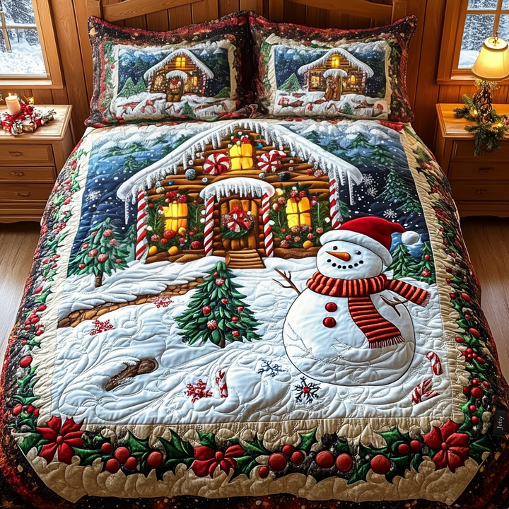 Ensemble de literie de veille de Noël enchantée