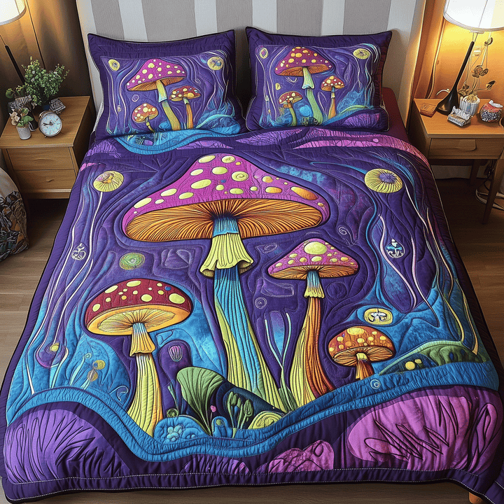 Ensemble de literie 3 pièces Fungi Fantaisie