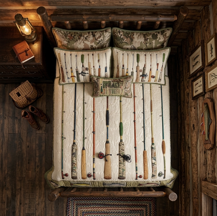 Ensemble de literie vintage 3 pièces