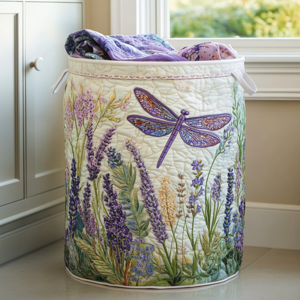 Panier à Linge Libellule Dorée