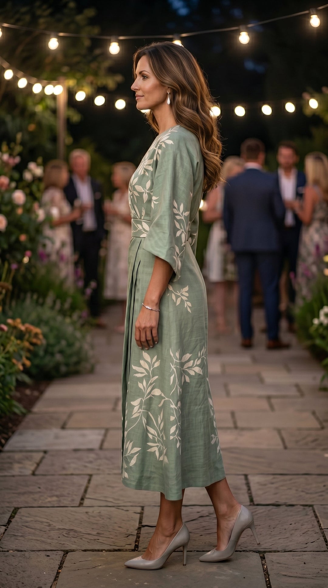 EDEN™ - ROBE FLORALE À TAILLE HAUTE