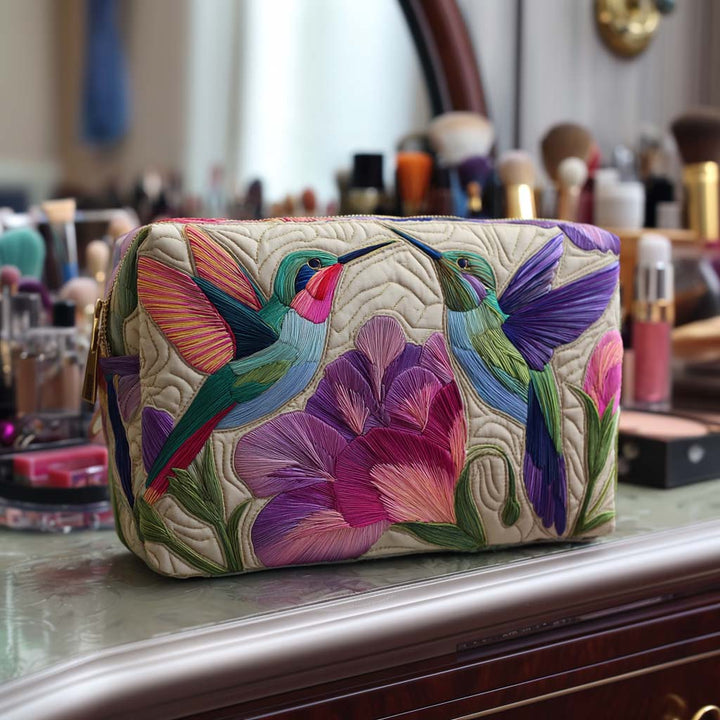 Trousse de Maquillage Matelassée Colibri