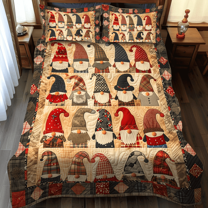 Ensemble de literie 3 pièces Joyeux Gnome