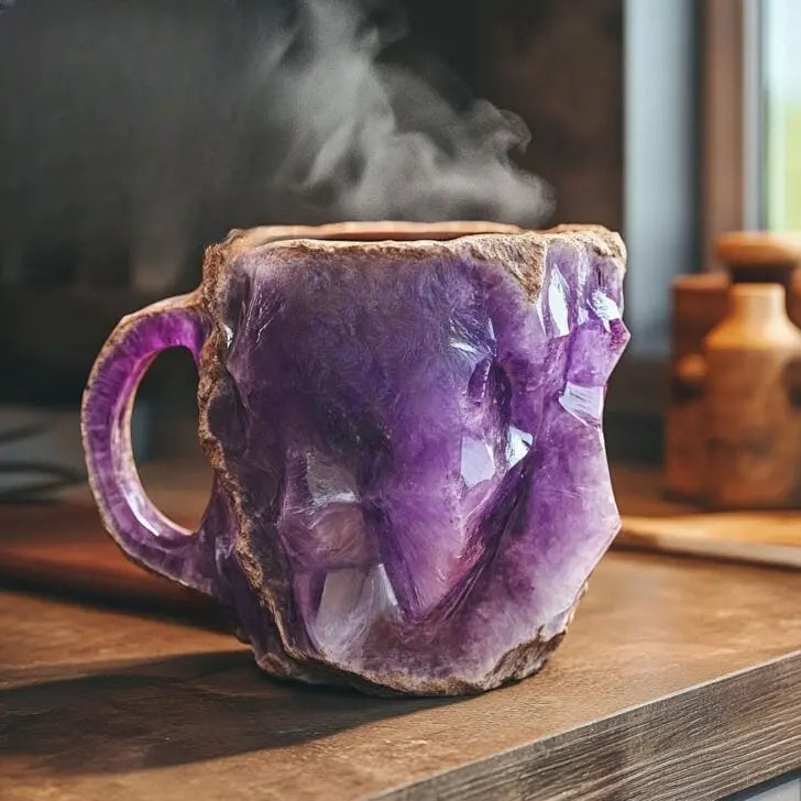 Tasses à café en minéraux infusés de cristal