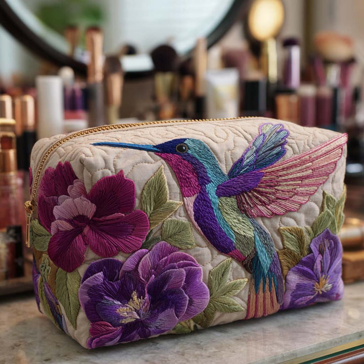 Mini Sac de Maquillage Matelassé
