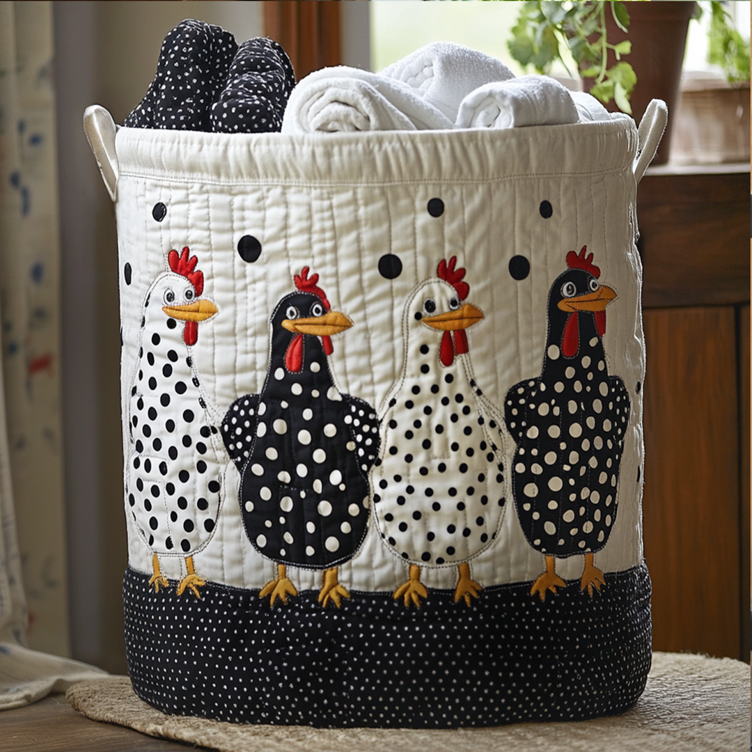 Panier à Linge à Pois