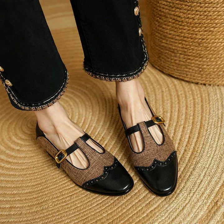 Chloé | Chaussures Vintage en Cuir avec Boucle