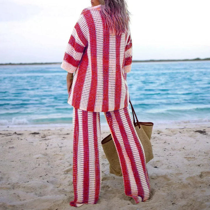 Zenaida™ | Kimono et Pantalon Crochetés