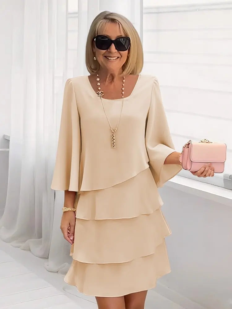 Catherine | Robe Élégante avec Volants