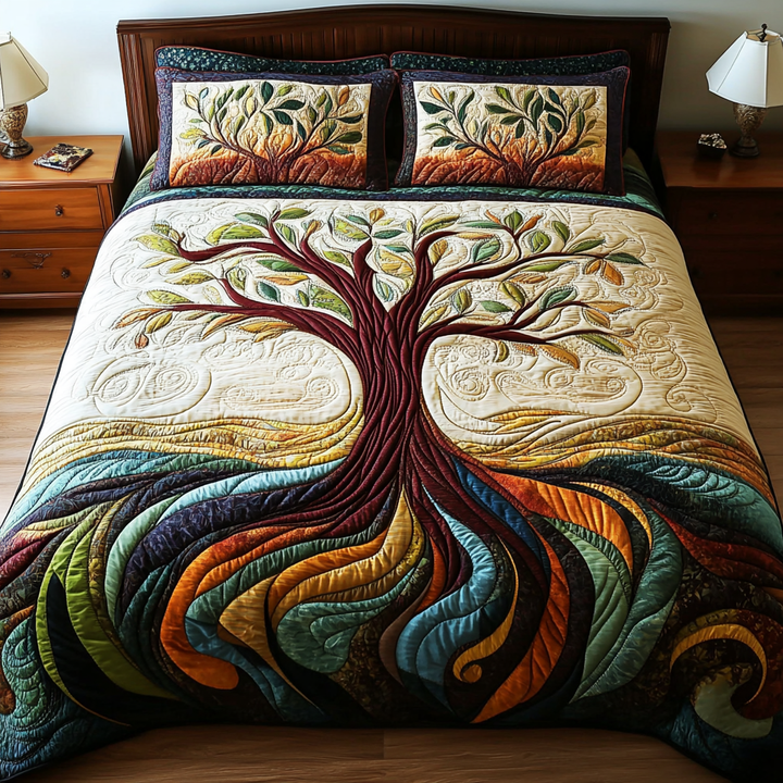 Ensemble de literie Serenity Tree 3 pièces