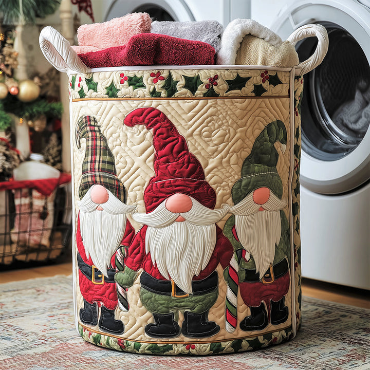 Panier à linge Gnome enneigé
