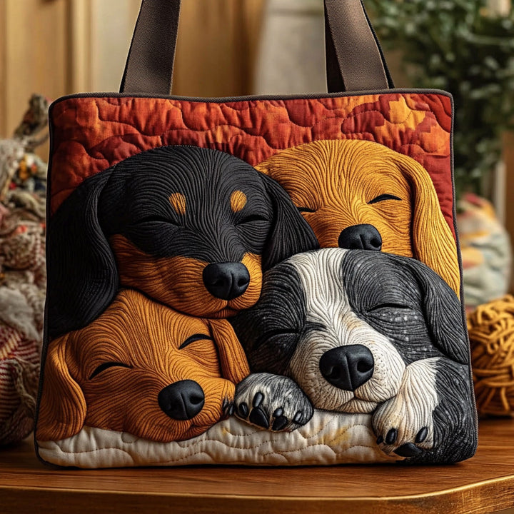 Sac fourre-tout Snuggle Dachshunds
