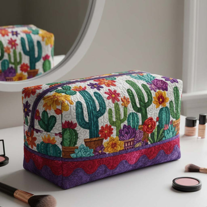 Trousse de Maquillage Matelassée Épineuse