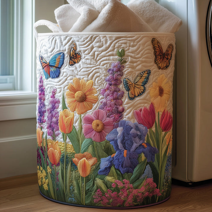 Panier à Linge Printemps Épanoui