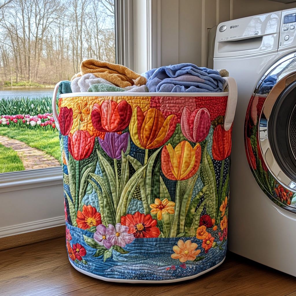 Panier à Linge Fleur d'Été
