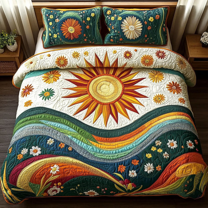 Ensemble de literie 3 pièces Sunburst