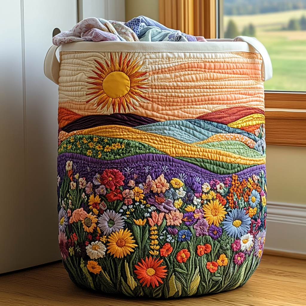 Panier à Linge Sunny Bloom