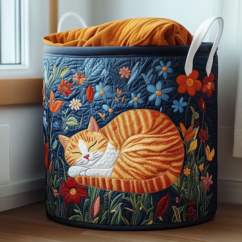 Panier à linge ensoleillé