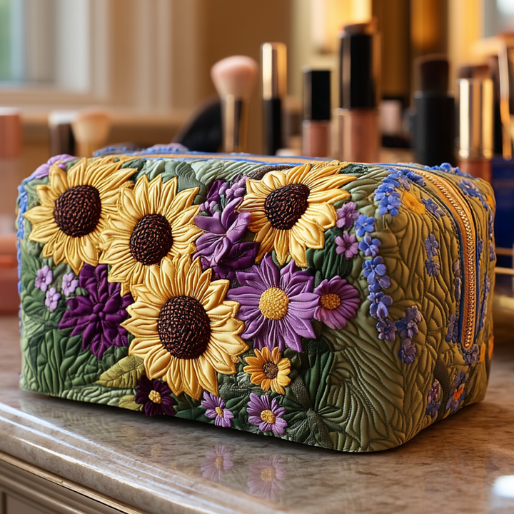 Trousse de Maquillage Matelassée Sunshine Field