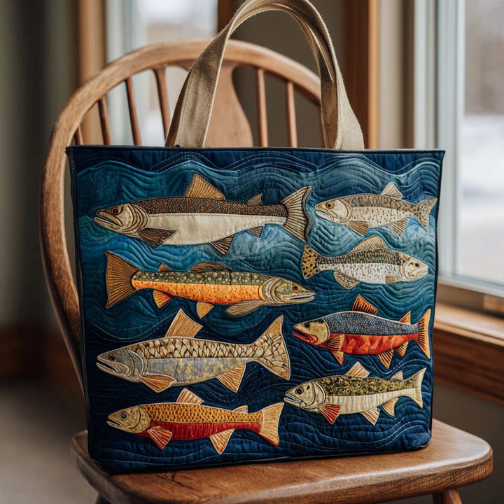 Le Sac Tote Trio de Poissons