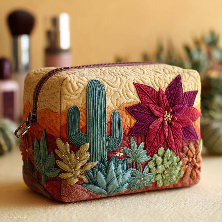 Trousse de Maquillage Matelassée Wild Desert