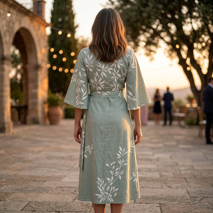 EDEN™ - ROBE FLORALE À TAILLE HAUTE
