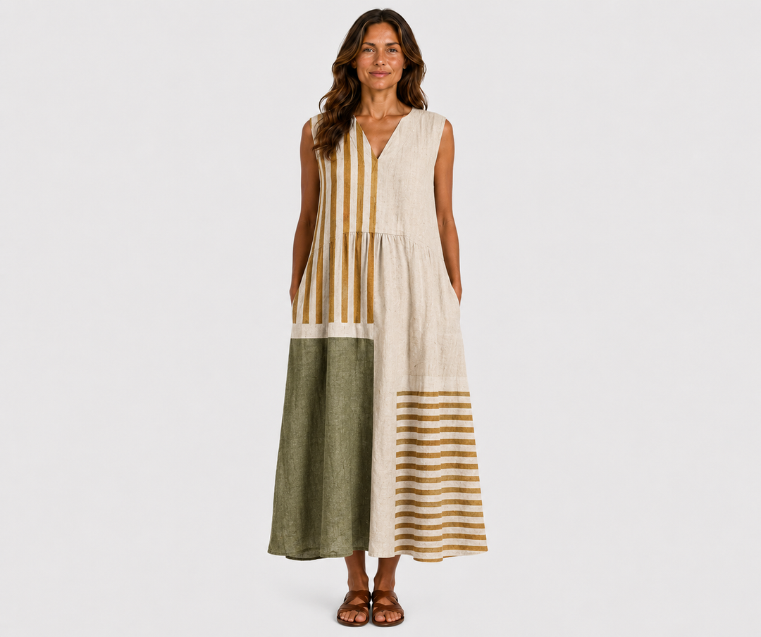 Robe d'Été Sans Manches et Confortable