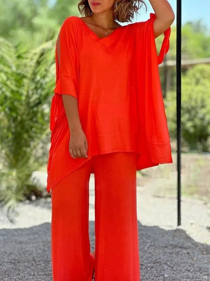 Úrsula™ | Tunique à Épaules Dévoilées et Pantalons