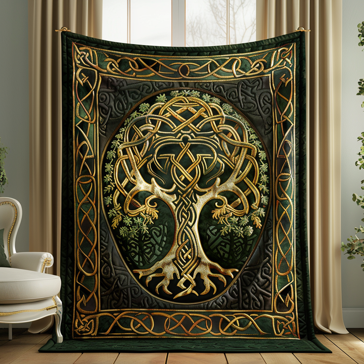 Couverture Artisan Arbre de Vie Celte