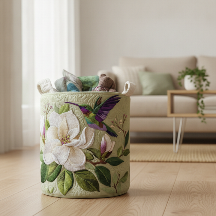 Panier à Linge Vol de Colibri Fantaisiste