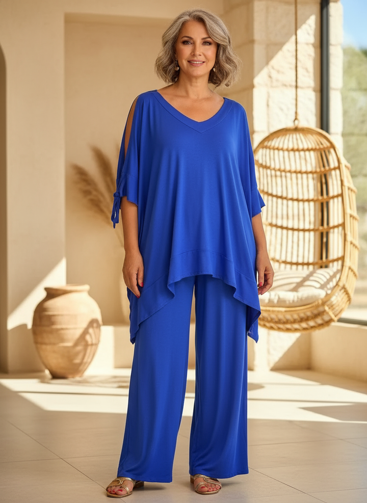 Úrsula™ | Tunique à Épaules Dévoilées et Pantalons