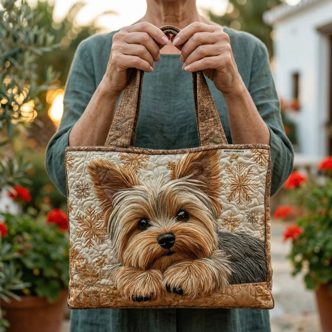 Sac fourre-tout Yorkie fait main exquis