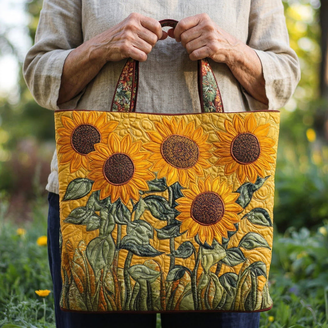 Tote Matelassé Tournesol Intemporel