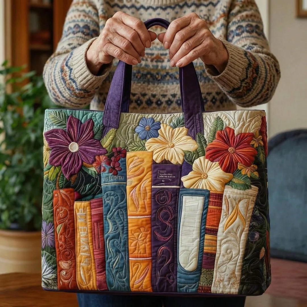 Sac fourre-tout matelassé pour les amoureux des livres