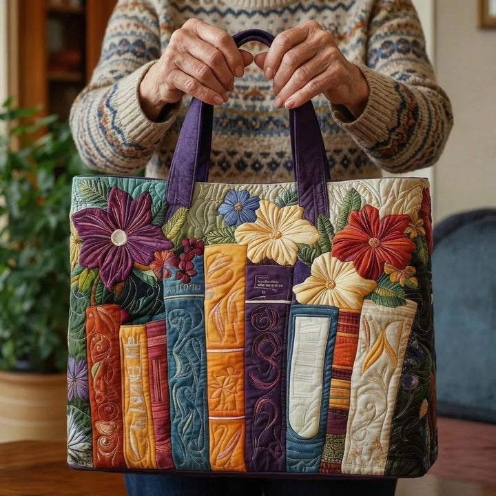 Sac fourre-tout matelassé pour les amoureux des livres