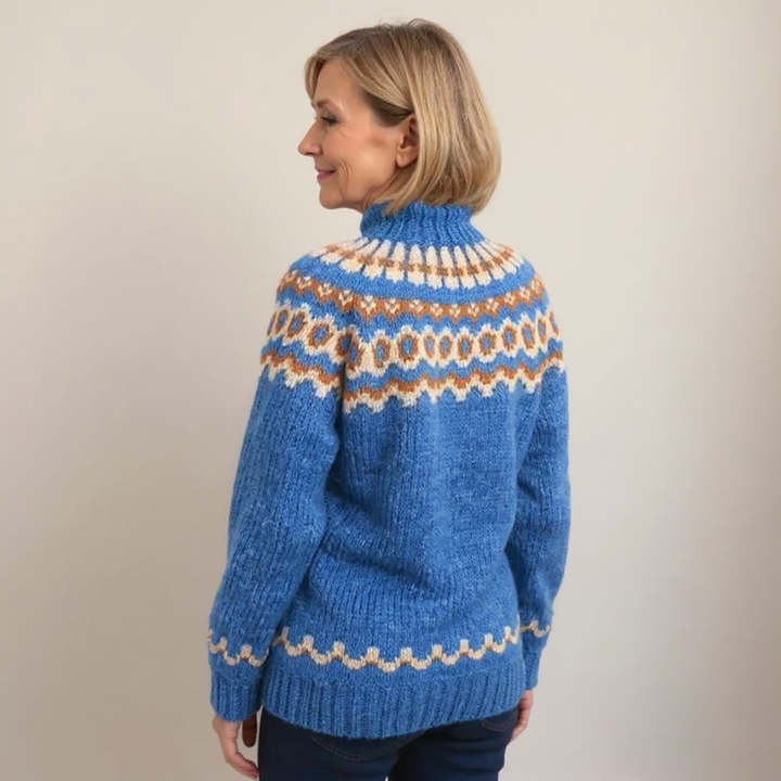Anni | Pull-over bleu