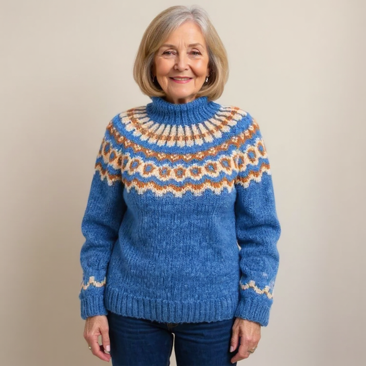 Anni | Pull-over bleu