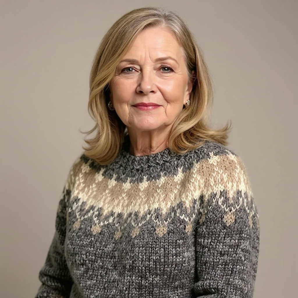 Jenni | Pull en tricot gris