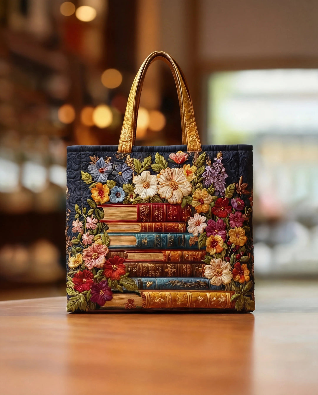 Sac à main artisanal  "Imprimé floral"