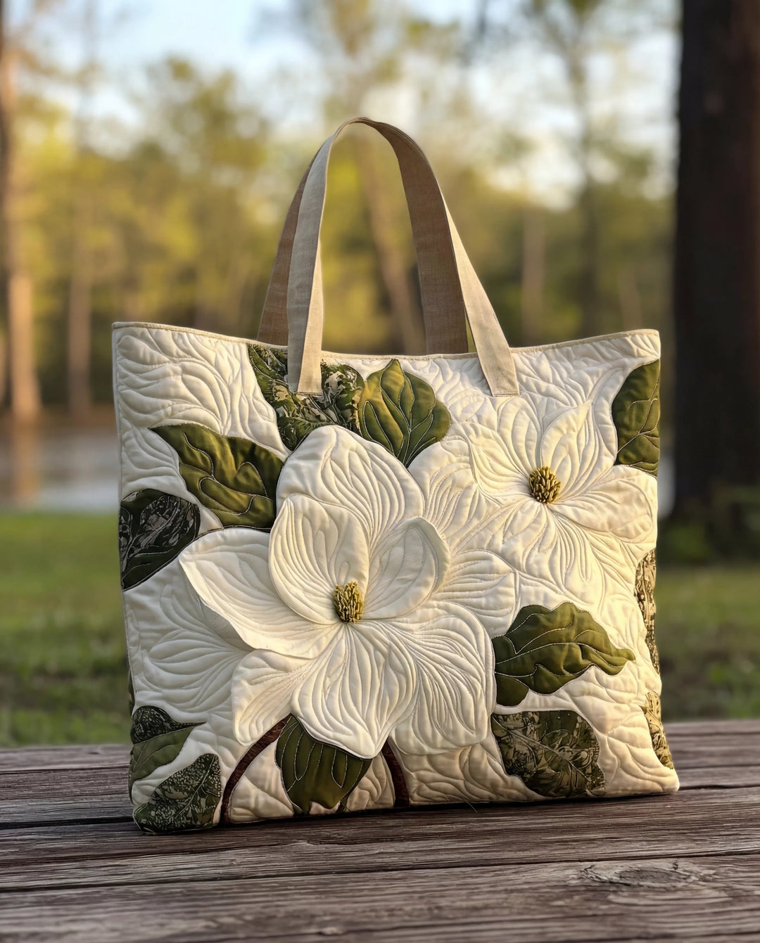 Sac à main artisanal "Motif floral"