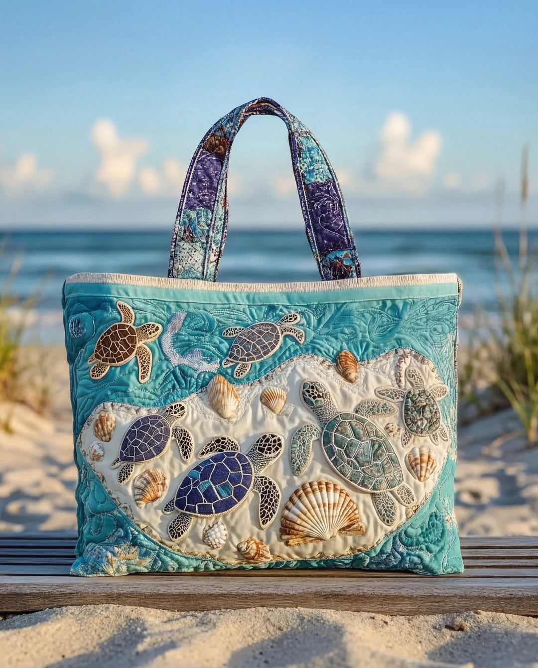 Sac à main artisanal "Étreinte de Tortue"