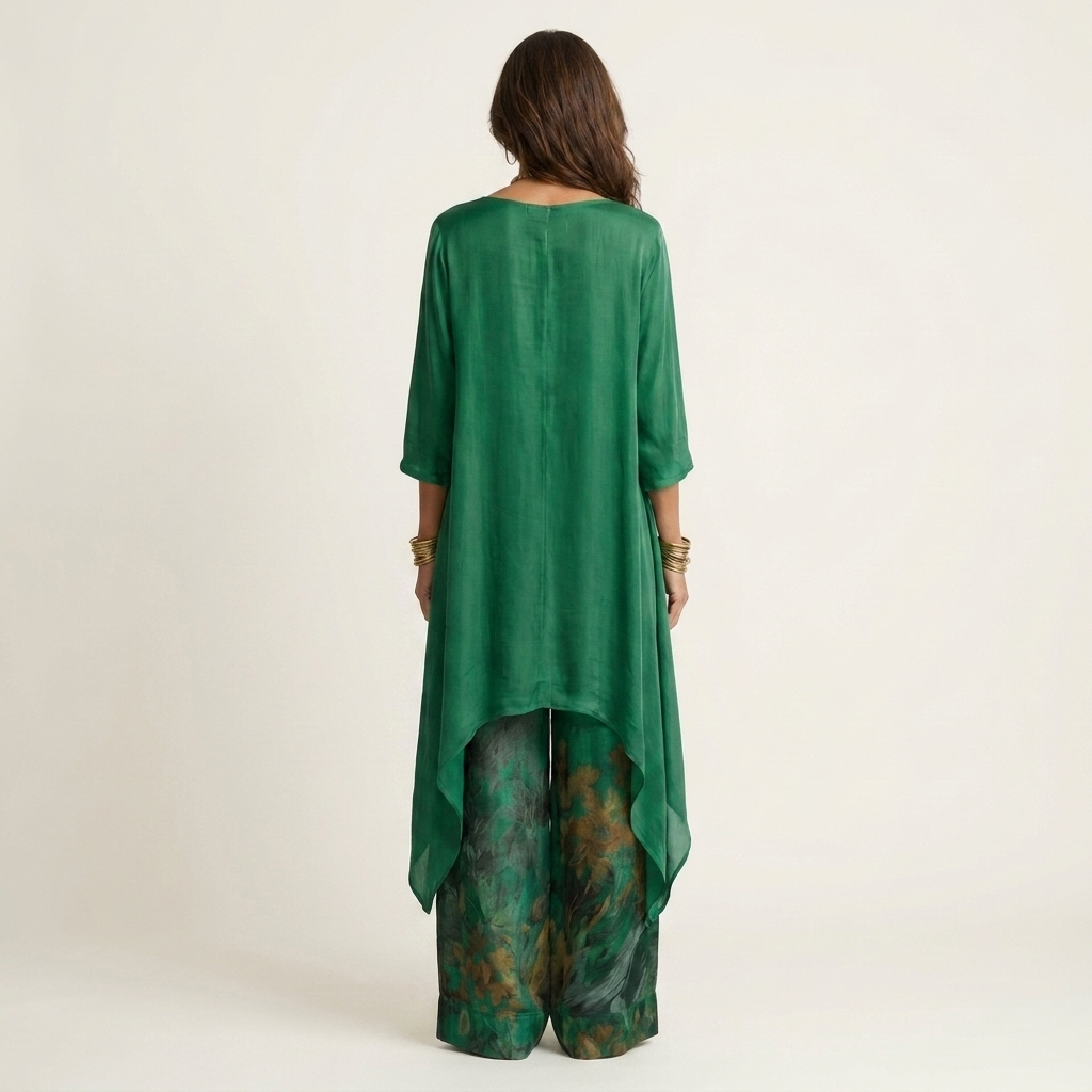 Ensemble Asymétrique en Coton-Satin