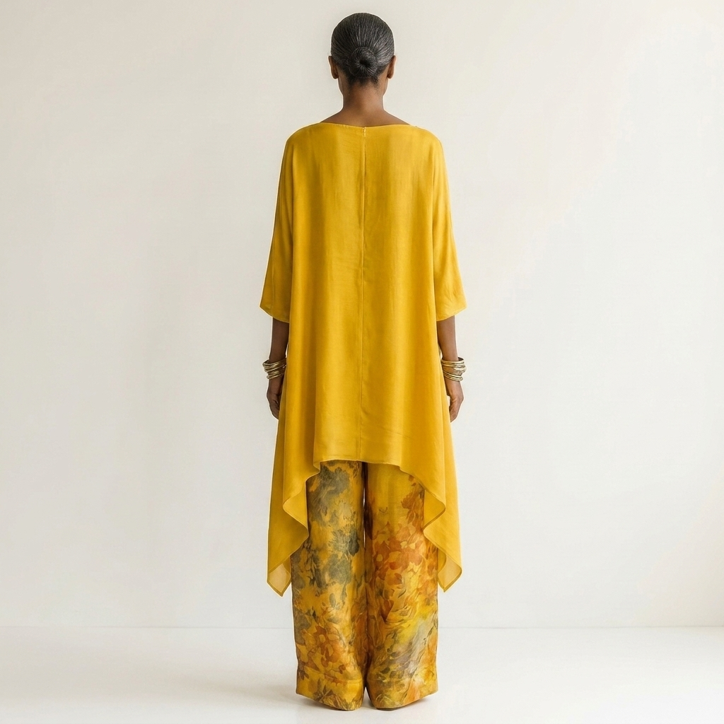 Ensemble Asymétrique en Coton-Satin