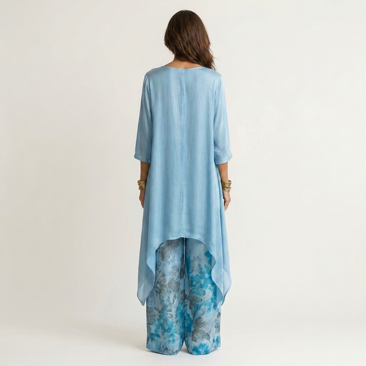 Ensemble Asymétrique en Coton-Satin