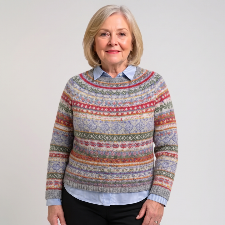 Eveliina | Pull en tricot à motif