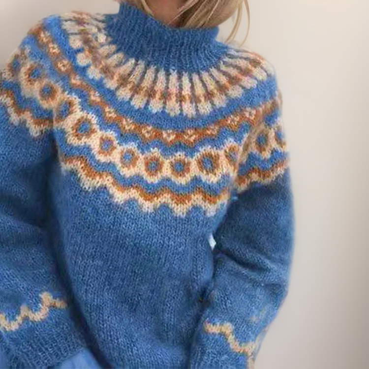 Anni | Pull-over bleu