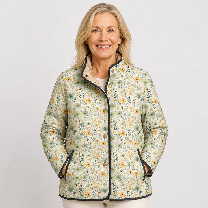 Rosalind | Veste matelassée à fleurs